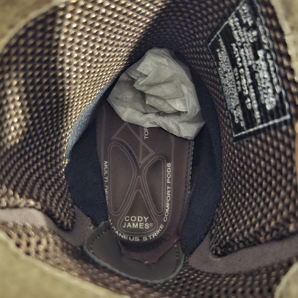 CODY JAMES DECIMATOR ASE7 WESTERN WORK BOOTS SOFT TOE BCJ0WSPW25 MEN'S SIZE 9 D - Picture 7 of 10